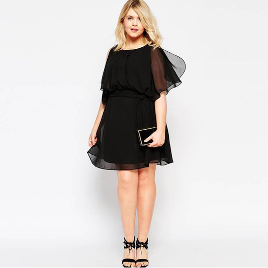 Chiffon  Cute  Flutter  Dresses
